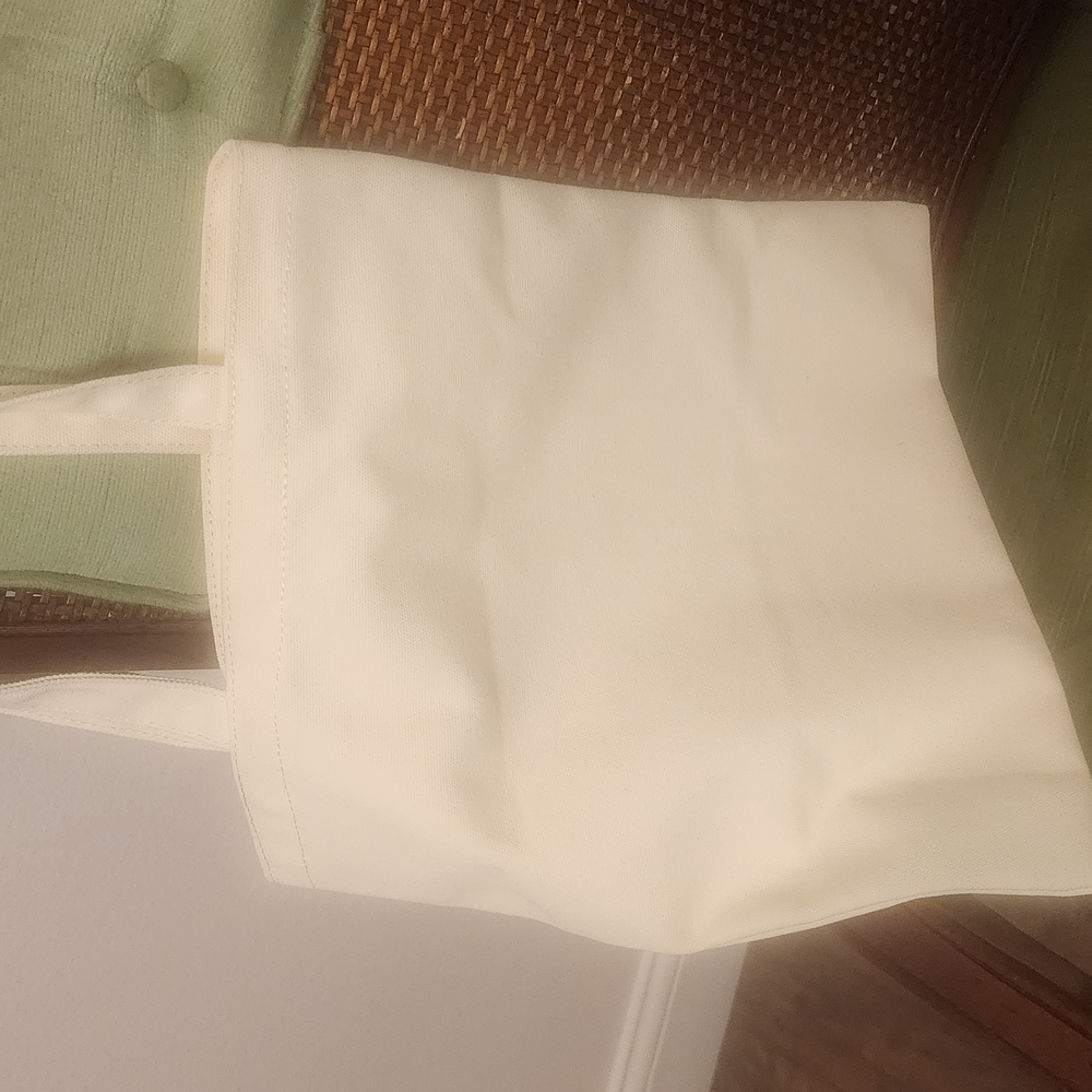 Prada Ivory Canvas Tote - Picture 3 of 6